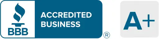 Better Business Bureau Accredited A+ image