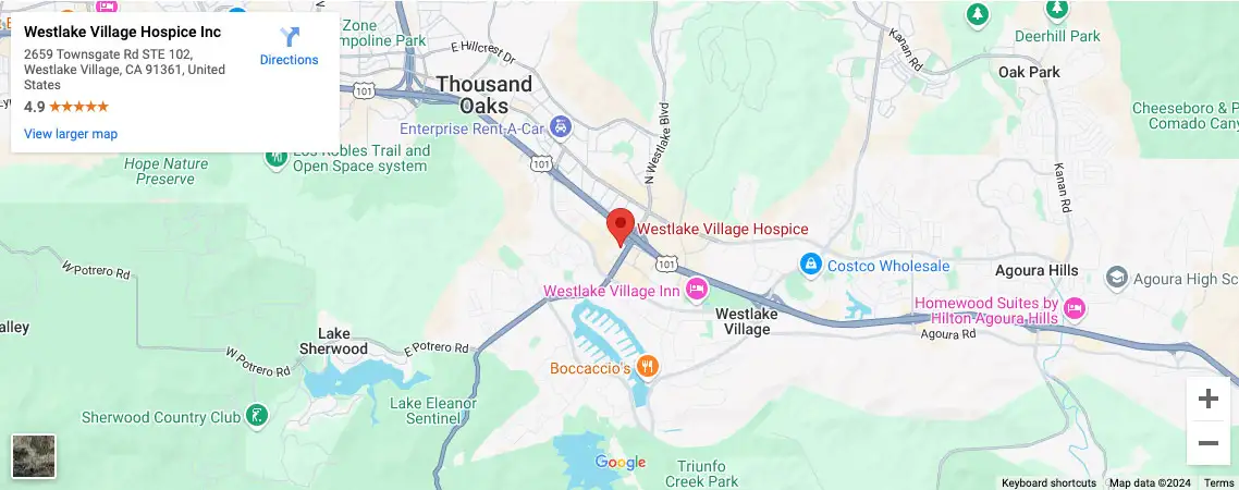 directions to Westlake Village Hospice Inc