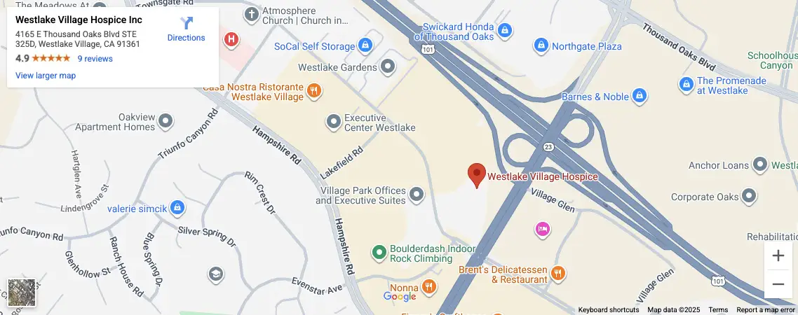 directions to Westlake Village Hospice Inc